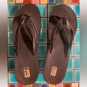 Teva Mush Brown Thong Sandals